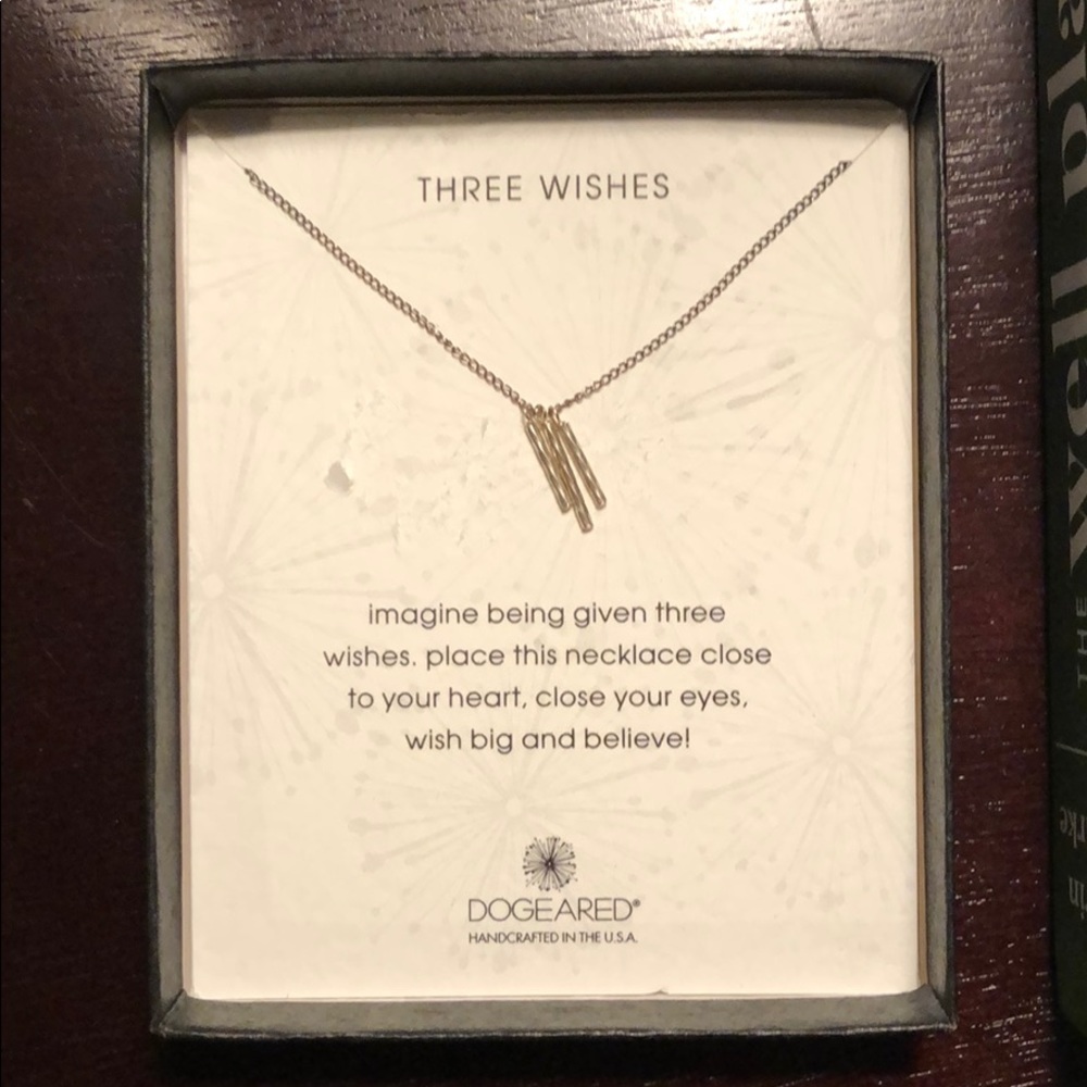Dogeared Three Wishes Necklace